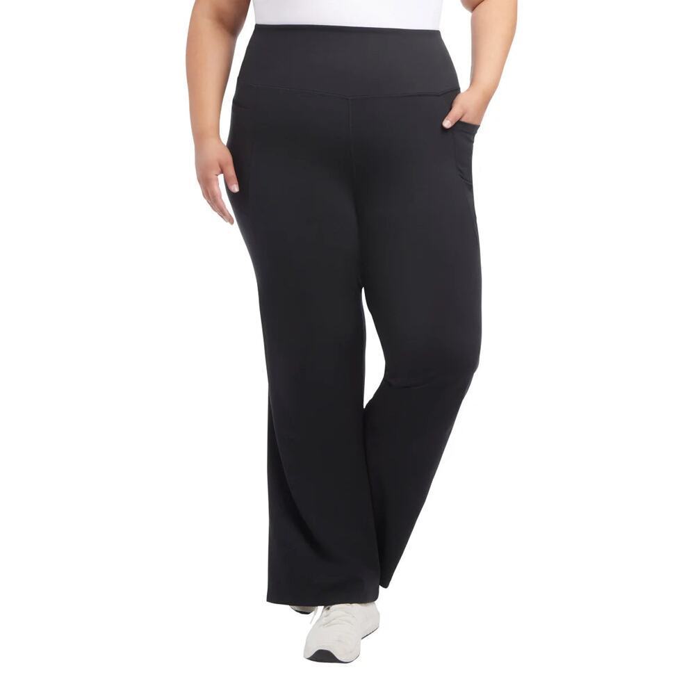NWT Jockey Women's High Rise Moisture Wicking  Flare Yoga Pants - Picture 7 of 10
